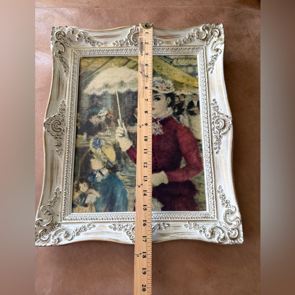 Impressionist Cherry Jeffe Huldah Framed Print Cafe Promenade Illinois Moulding - Picture 3 of 5